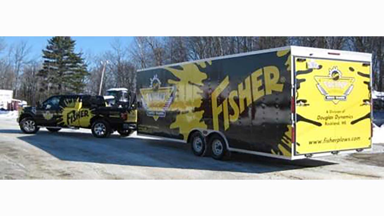 tech service training school travel truck and trailer