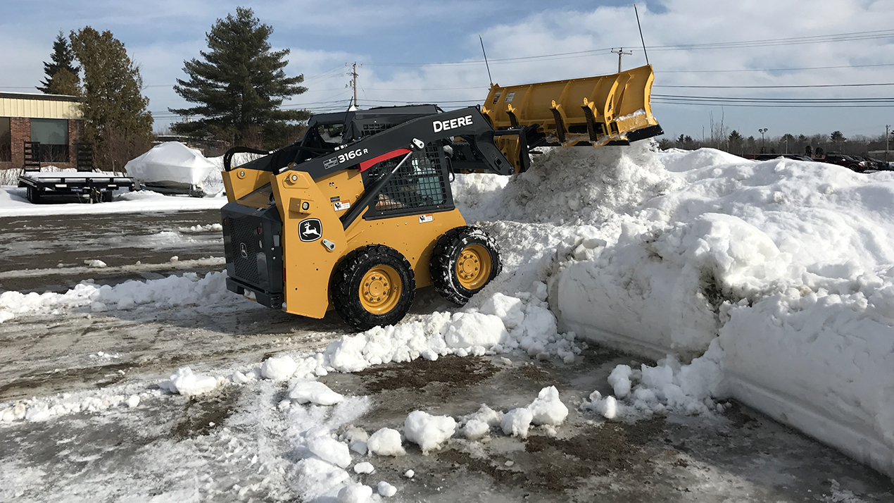 Using a Skid Steer for Snow Removal: The Benefits