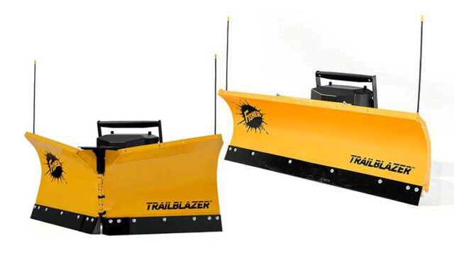 trailblazer heavy duty v-plow and straight blade