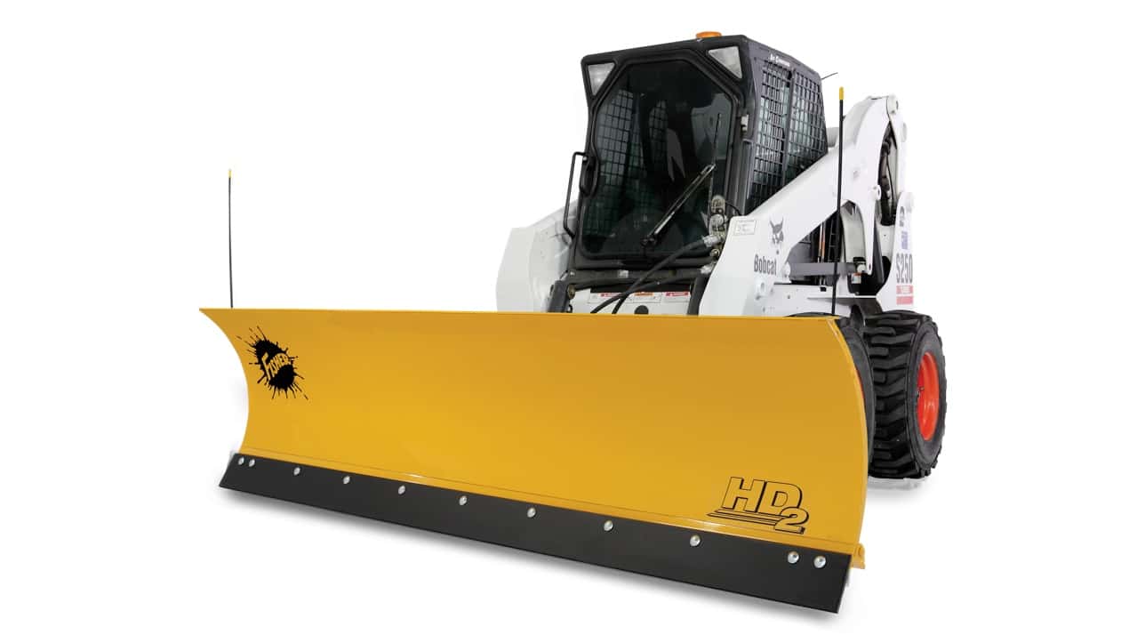 Extendable Snow Plow for Skid Steers and Mid Sized Tractors