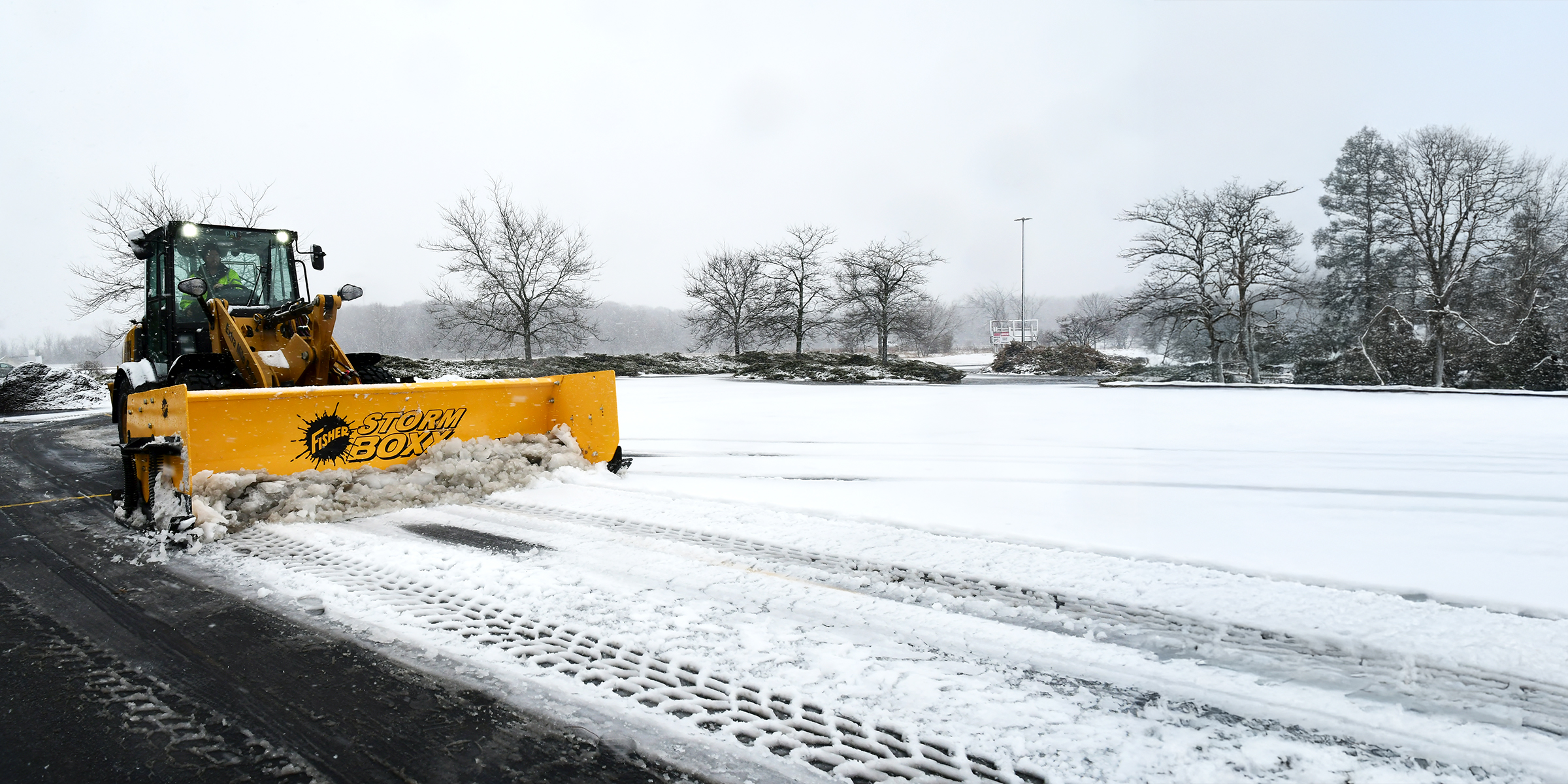 Fixed Wing STORM BOXX pusher plow