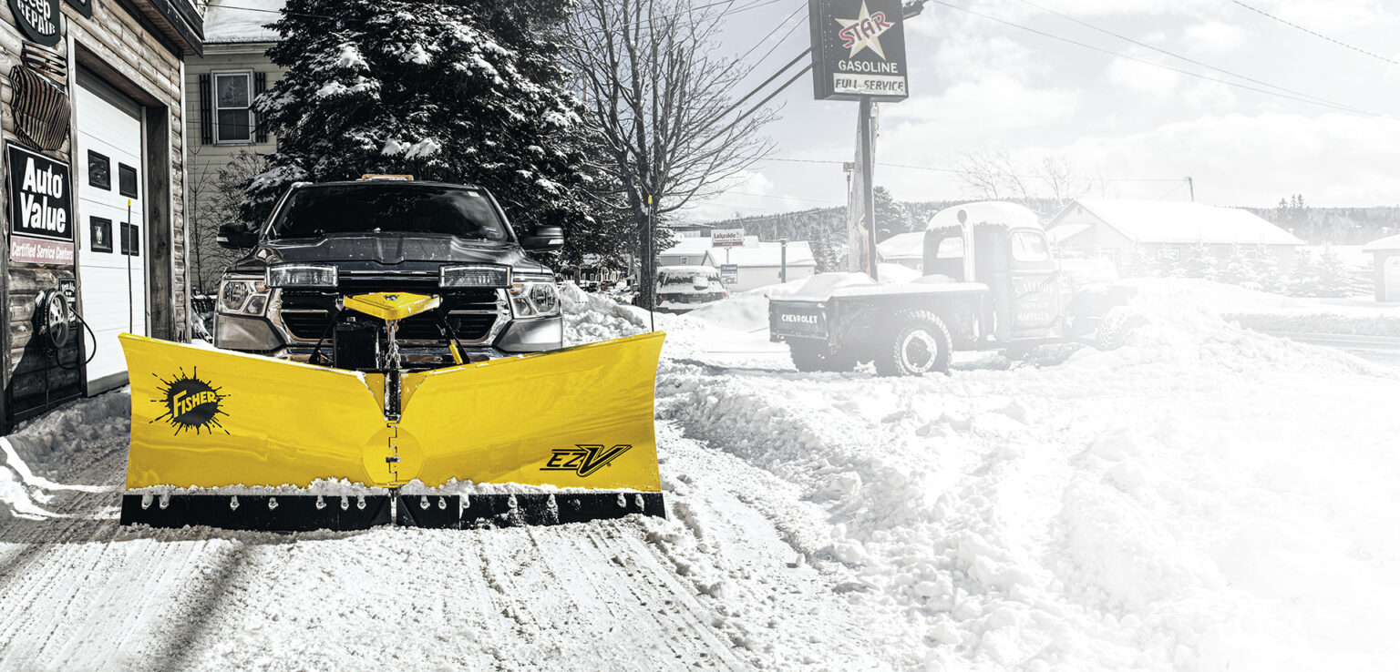 EZV® VPlow HalfTon Truck Snow Plow FISHER®