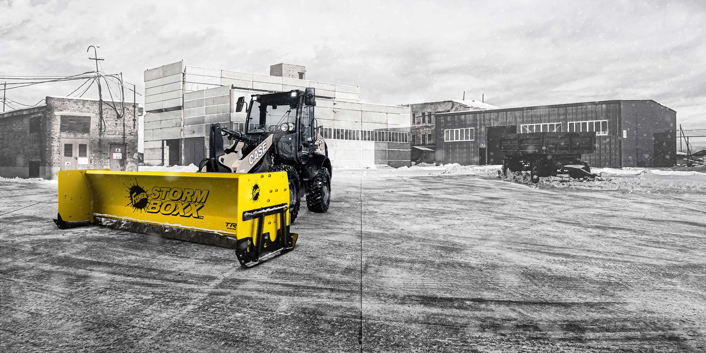 STORM BOXX TRACE - new pusher plow addition