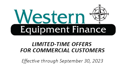 Western Equipment Finance Limited-Time Offers