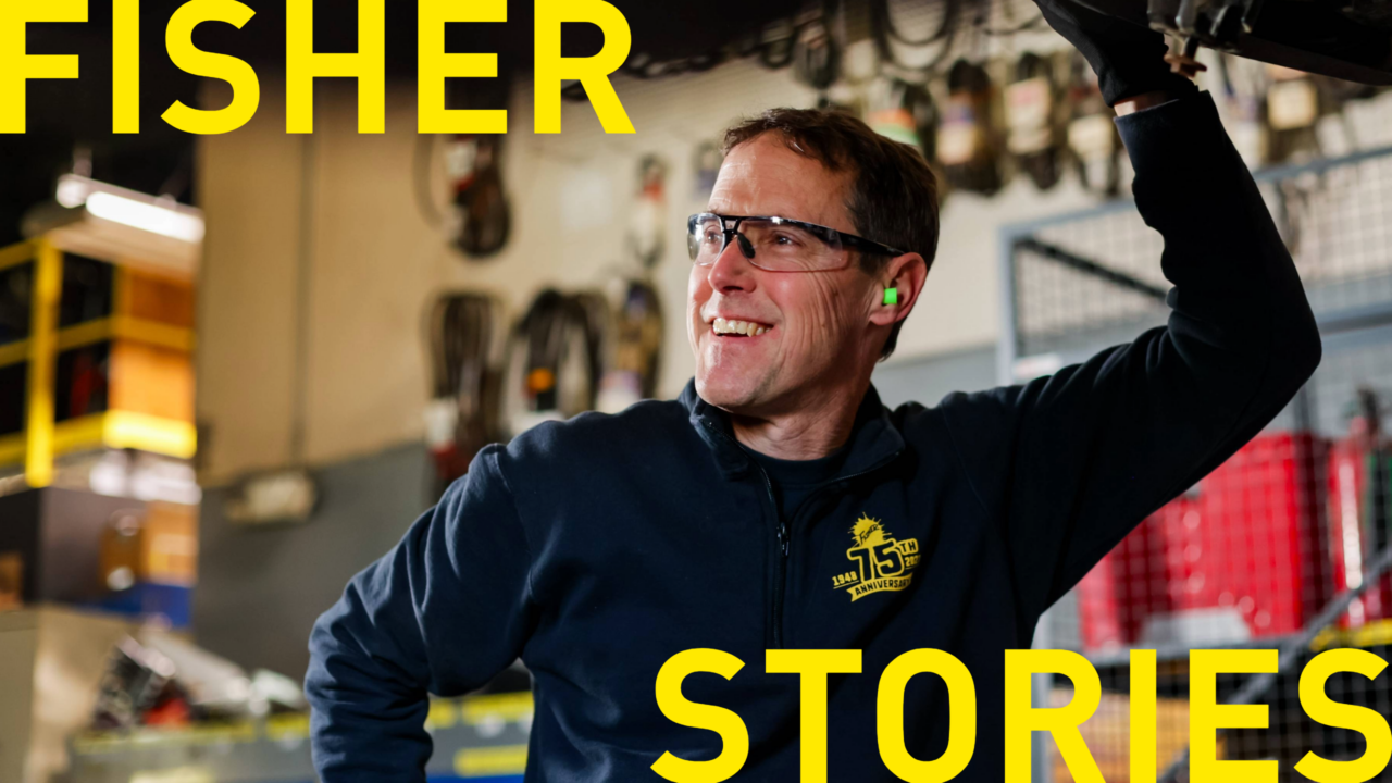 Fisher Stories Andre in shop