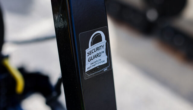 security guard for FISHER snowplow anti-theft
