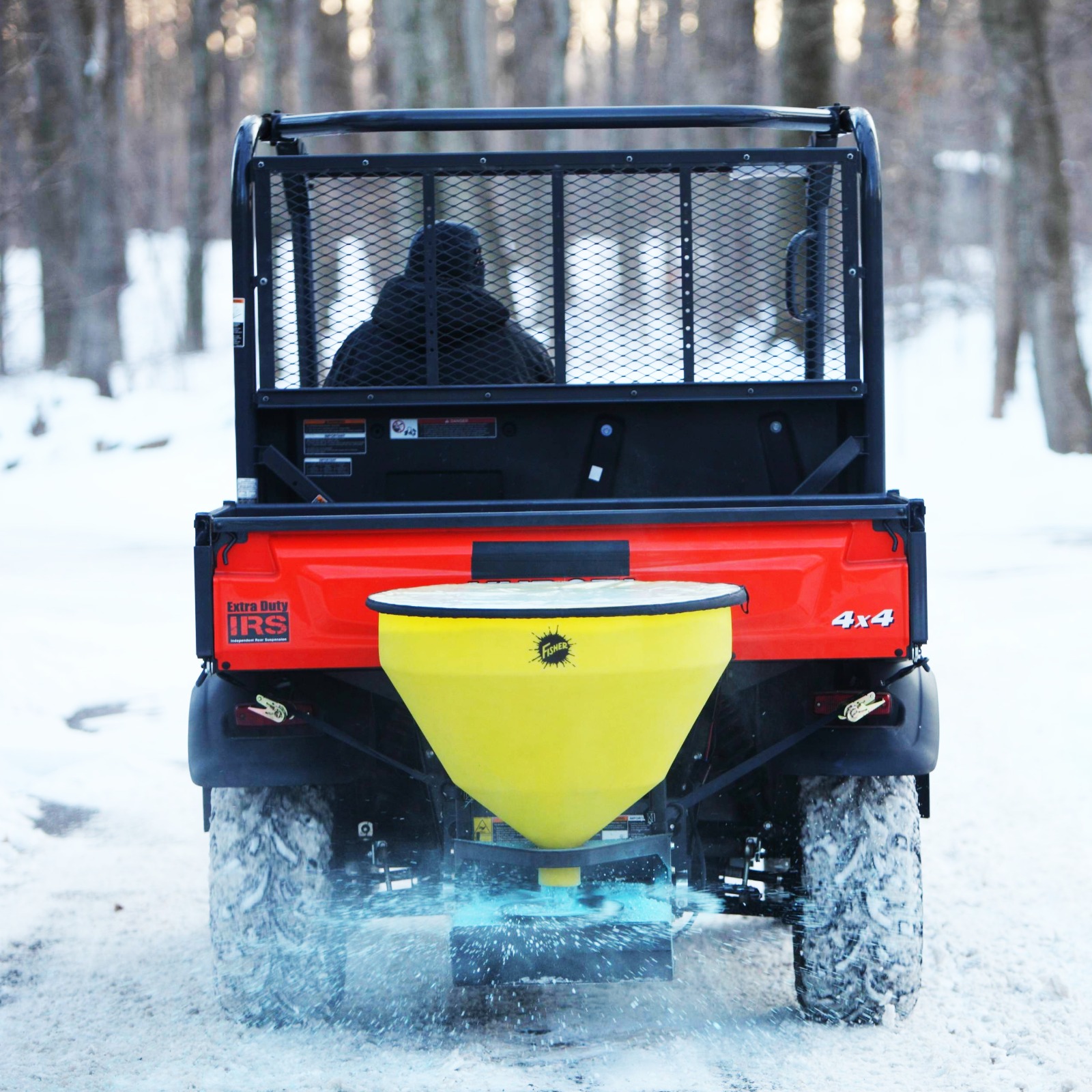 QUICK CASTER on back of UTV