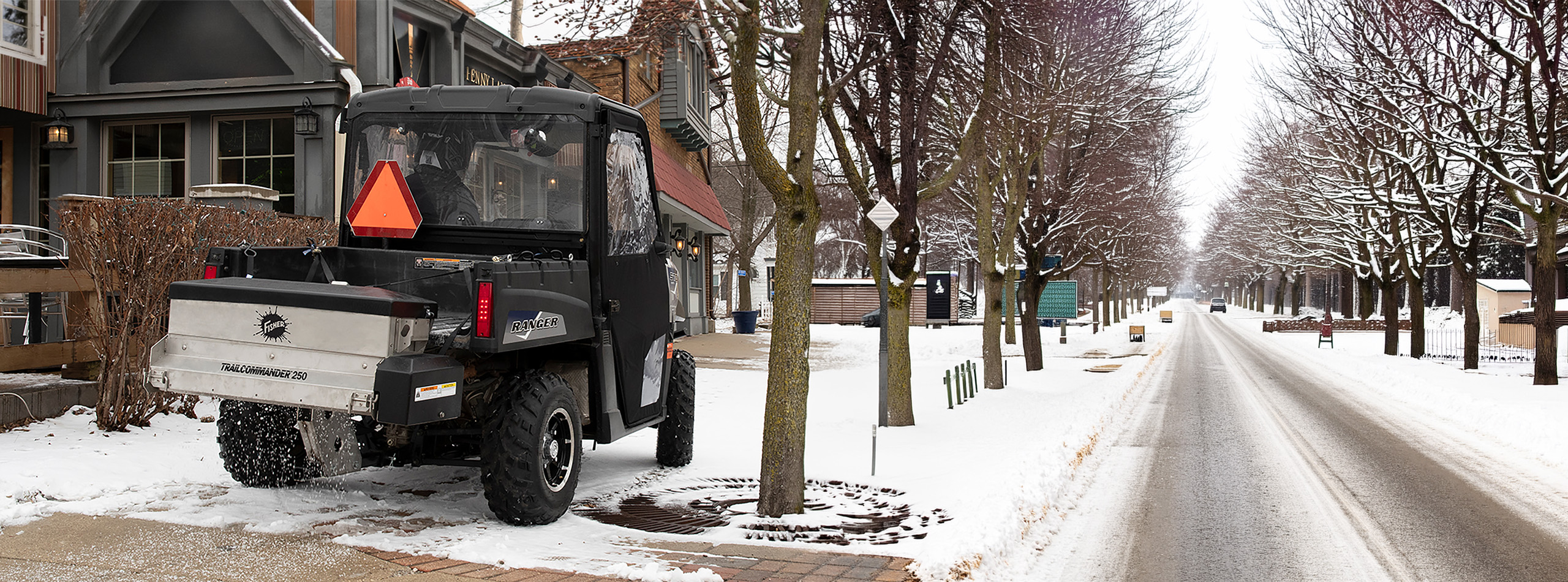 fisher spreader trailcommander 250 and 600