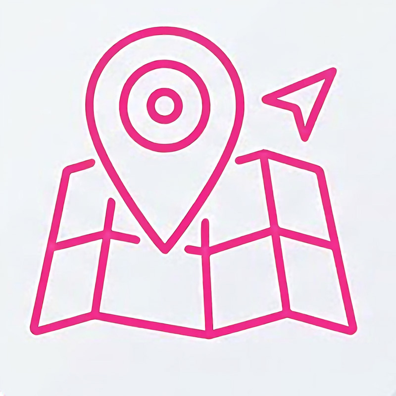 dealer locator pink icon