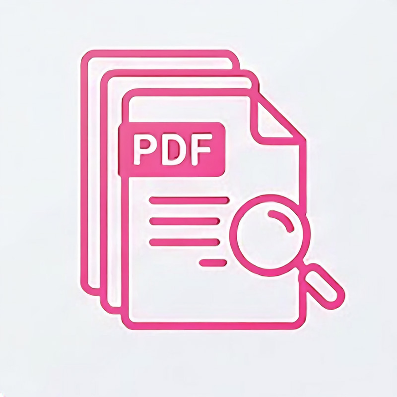 document library pink icon